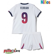 Camiseta Paris Saint-Germain Ferran Torres #9 Visitante Equipación para niños 2026-27 manga corta (+ pantalones cortos)